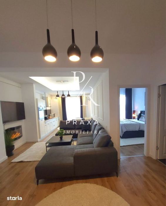 Apartament, 2 camere, complet mobilat si utilat, parcare, zona strada