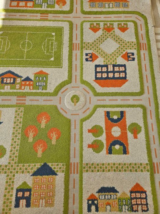 3D детски килим за игра "City" 160х230см