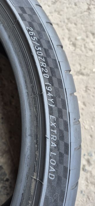2 anvelope vara Michelin 265/30/20,dot 2022.Pretul este pe bucata.