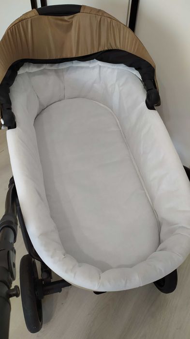 Бебешка количка 3в1 Buba Karina Light Beige / Светла Бежова
