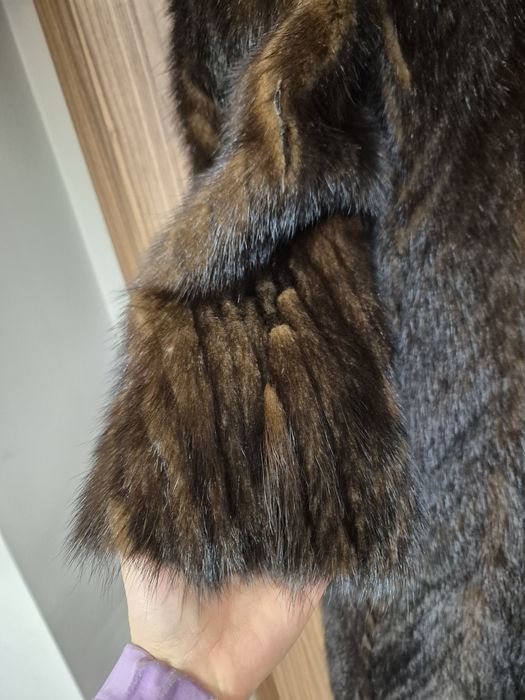 Ново палто естествен косъм от норка