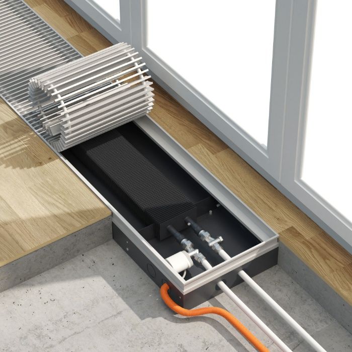 Внутрипольные конвекторы отопления