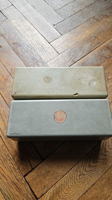 Carl Zeiss Jena ретро кутия за съхранение на филтри и окуляри