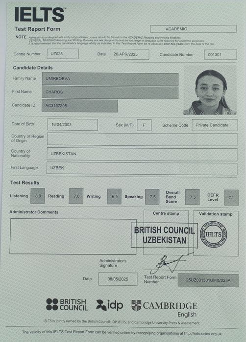 Online ingliz tili o'qituvchisi