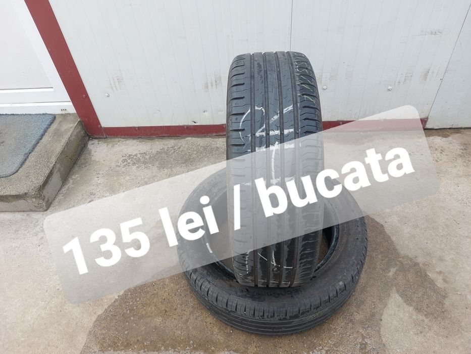 135 lei bucata! Doua anvelope de vara 205 55 r17 Continental! 7 mm