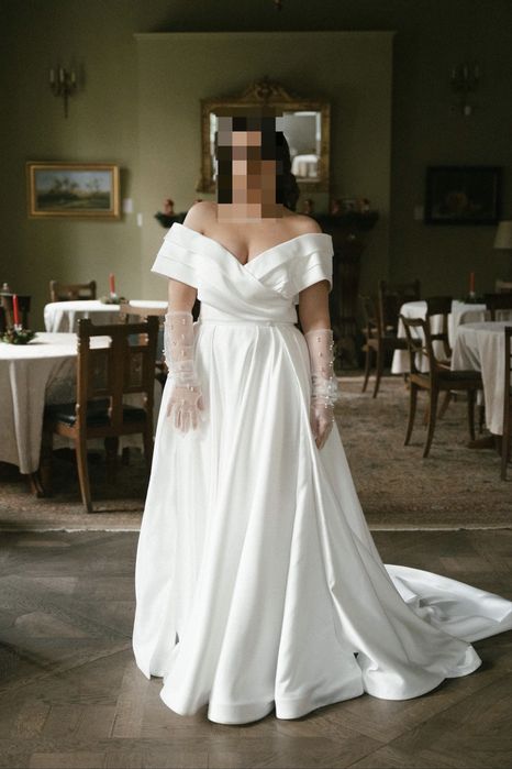 Rochie mireasa tip A, impecabila