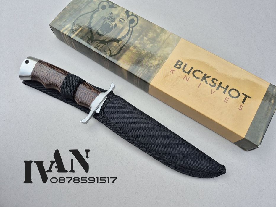 Ловен нож BUCKSHOT с кания от текстил
