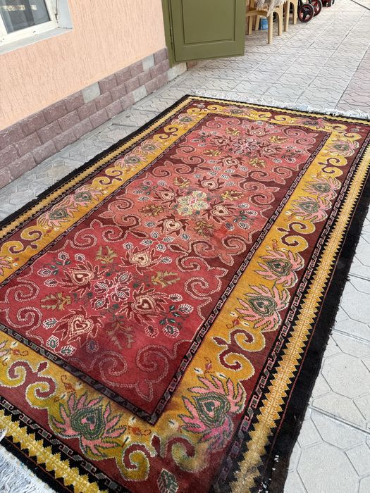 Ковер шерстяной, антикварный