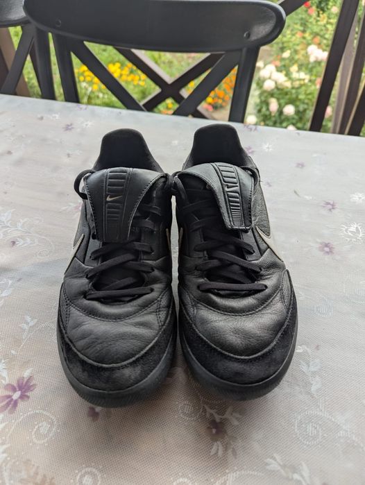 Сороконожки Nike premier черного цвета