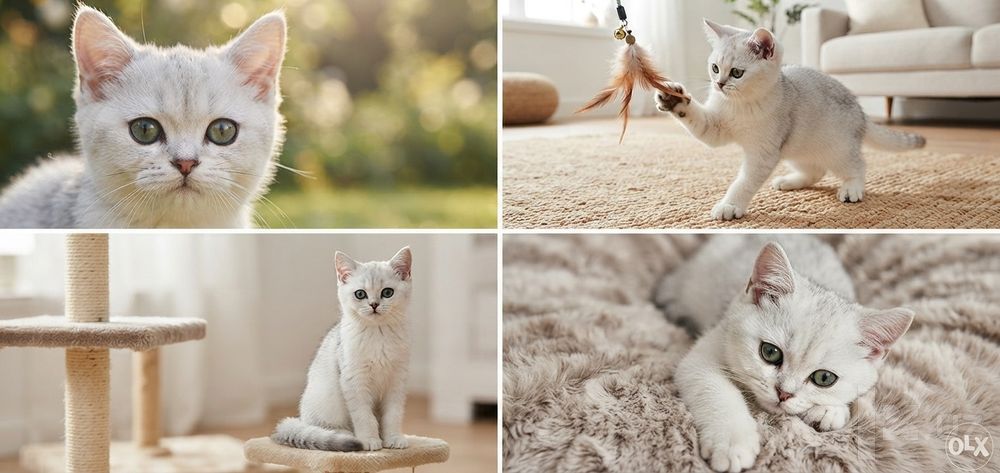 Кошка шотландский страйт 4 ой  мальчик