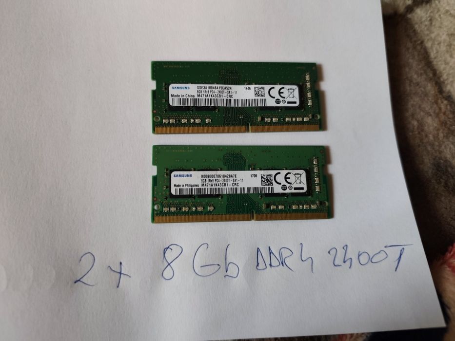 Ram laptop Ddr4 2x8gb 2400T