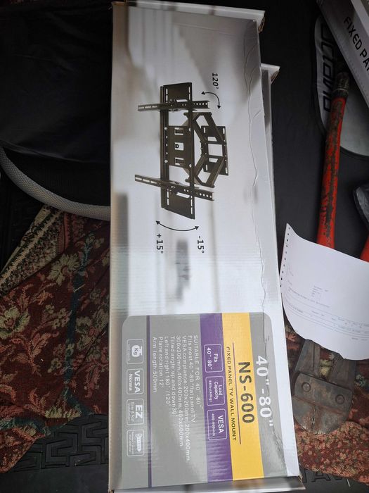 Масивна стойка за телевизор до 80 инча