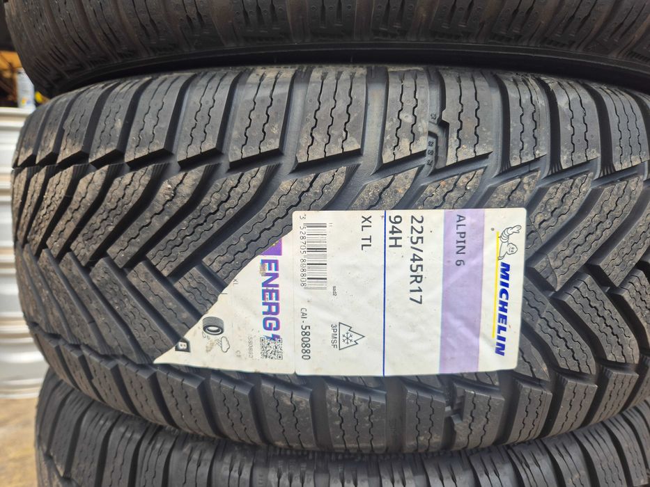 4 Anvelope M+S IARNA - 225/45/17 94H - Michelin PIlot Alpin 6 - NOU - DOT 2021 !