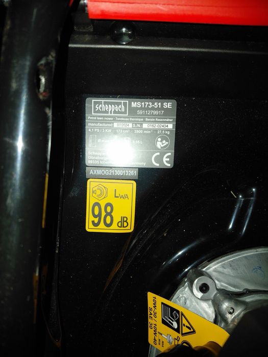 бензинова косачка scheppach 6in1