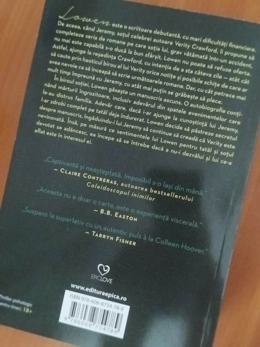 Verity de colleen hoover