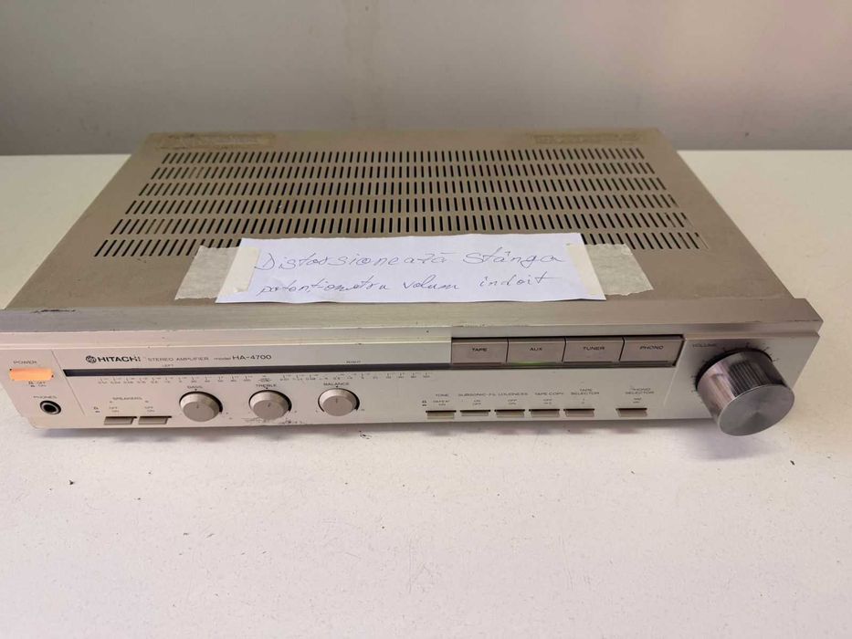 Hitachi HA-4700 – Amplificator  430W – Japan – Phono – DEFECT / Piese