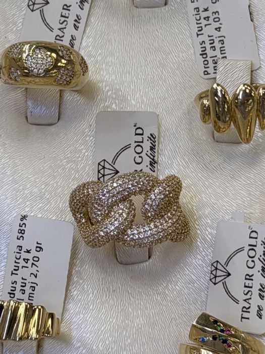 Inel Cuban Aur 14 K 10 grame