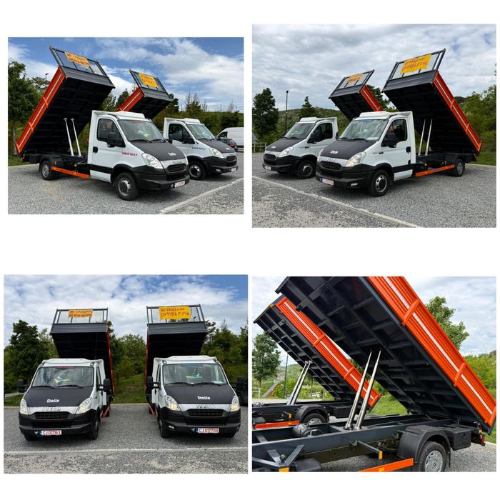 Iveco Daily Basculabil pe CUTIE 35c15 50c15 17 18 21 Mercedes Sprinter 519 518 416 VW LT Ford Fiat Atego Renault nu 516 515 413 416