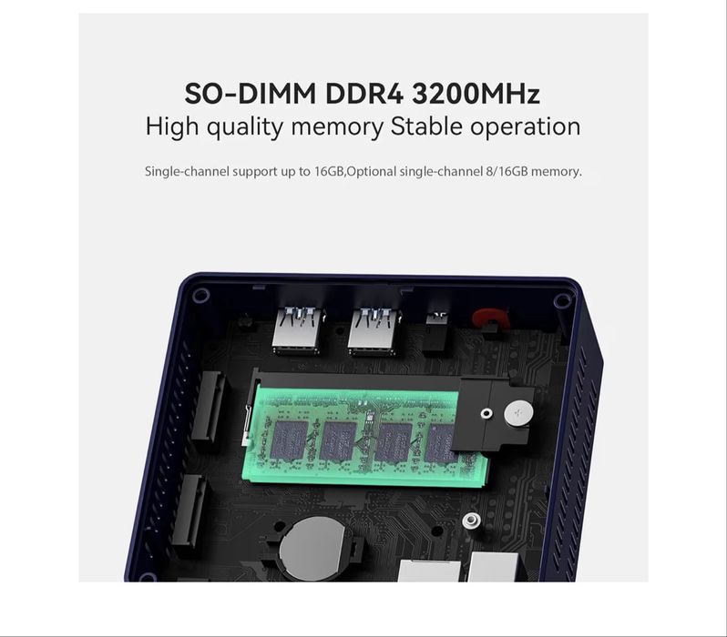 Beelink Mini Pc Mini Kompyuter мини компьютер ddr4 16gb ssd 500gb