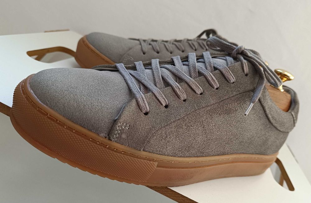 Pantofi sport casual 43 premium Strellson NOI piele naturala moale