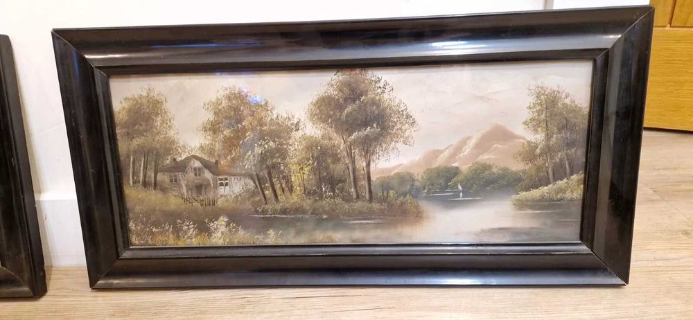 Четири Стари картини от автор с подпис