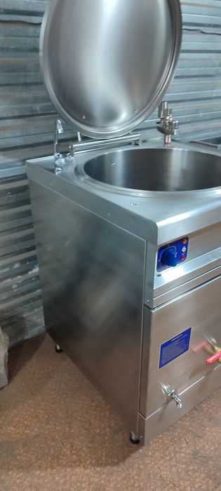 Промышленный пищеварочный паровой котёл Abat на 250 литров