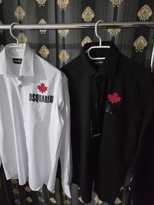 Cămașă dsquared2  alb negru / 2modele