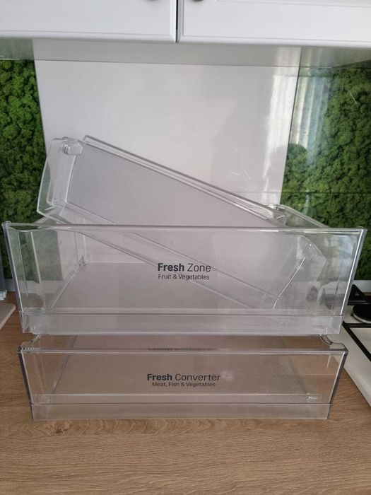 Sertare, rafturi, placă electronică combina LG GBP62DSNFN