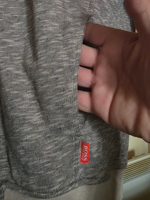 HUGO BOSS Мъжки Суичър Горница С Качулка Ежедневен Спорт Раз.L