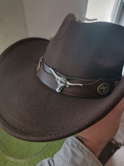 Pălărie Cowboy marou
