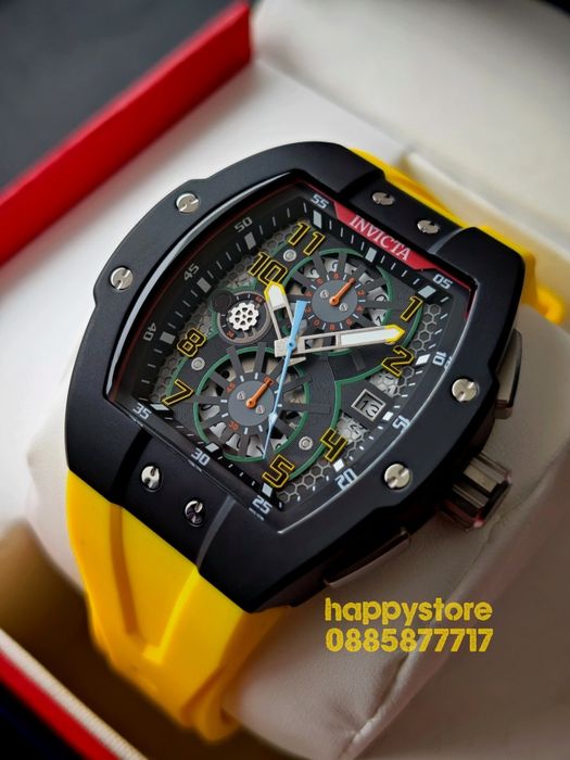 INVICTA Strada Yellow 47 mm, Инвикта нов ръчен часовник