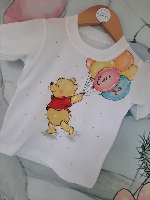 Ръчно рисувани детски боди , блуза , тениска коледни