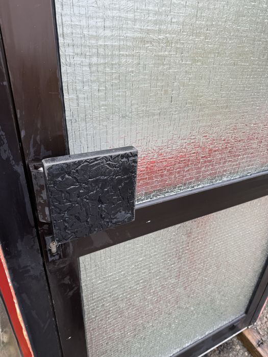 USA PIETONALA INDUSTRIALA hala alu geam termopan H208 x L 108 GARANTIE