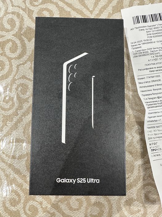 Продам срочно Galaxy S25 ultra 512