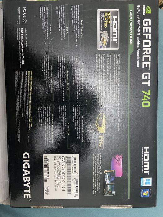 Видеокарта Nvidia geforce 740