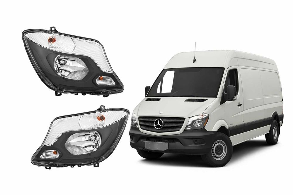 Фарове Фар за Мерцедес Спринтер 2013- 2018 с МОТОР / Mercedes Sprinter