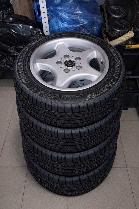 Оригинальные диски BMW E34,  Style 16 R16 с резиной