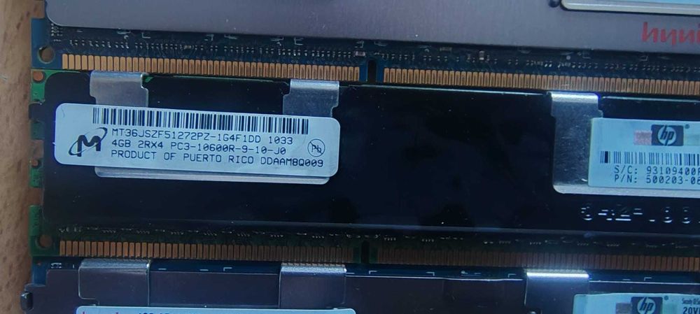 RAM server 4GB DDR3-1333 ECC Registered RDIMM, PC3-10600R