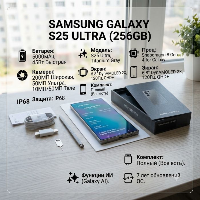 Samsung Galaxy S25 Ultra 256gb