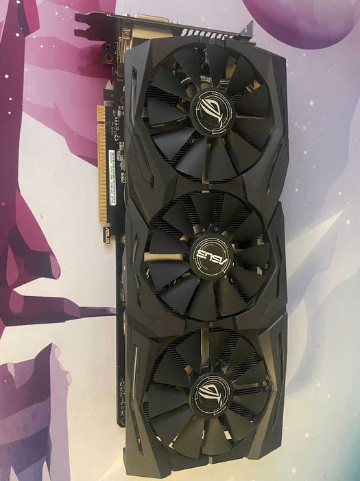 VAND ASUS ROG Strix GTX 1070 Ti 8GB  – Răcire 3 Ventilatoare