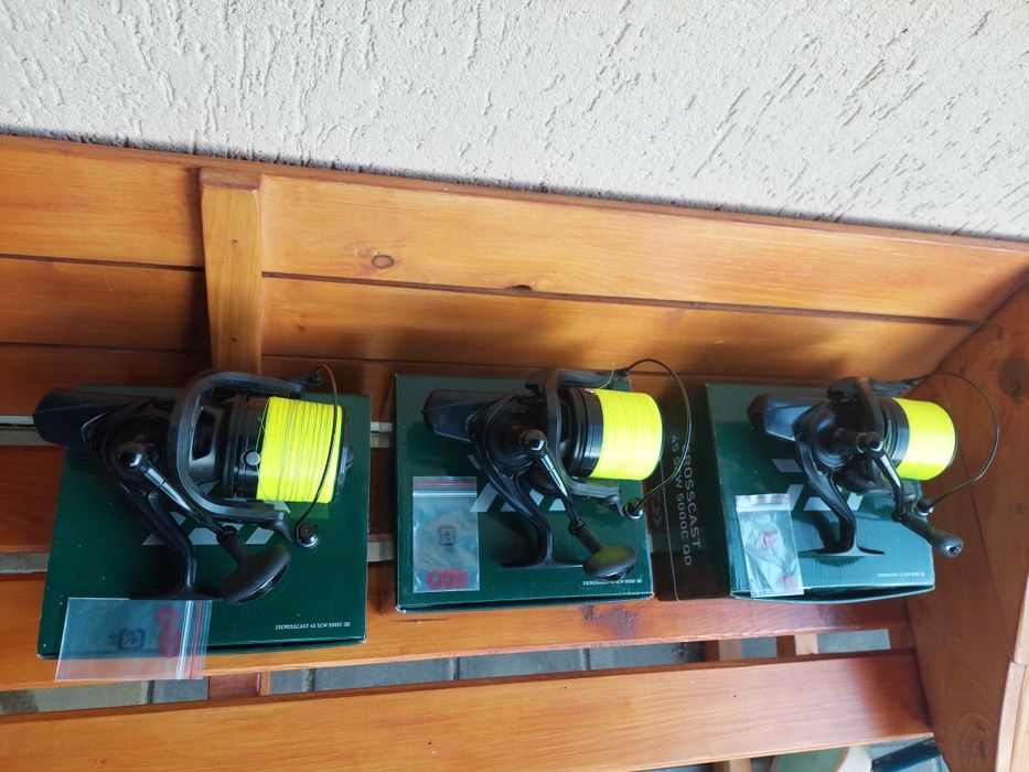 Set 3 mulinete daiwa crosscast 45scw  5000c qd