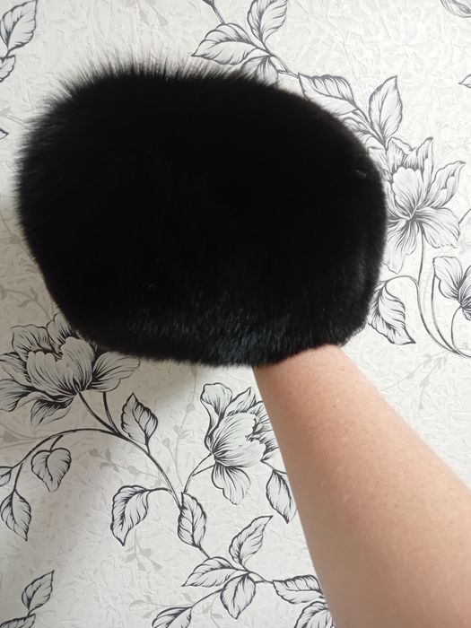 Женская песцовая шапка