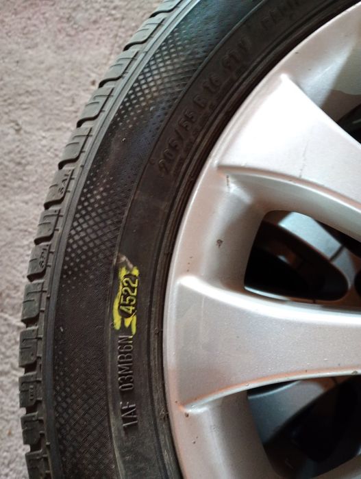 BBS Джанти със летни гуми 205/55/16 6,5J ET50 5x112 цо56,6 Дот 4522