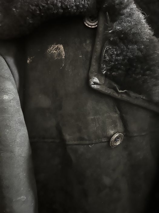 Полушубок из натуральной овчины, б/у