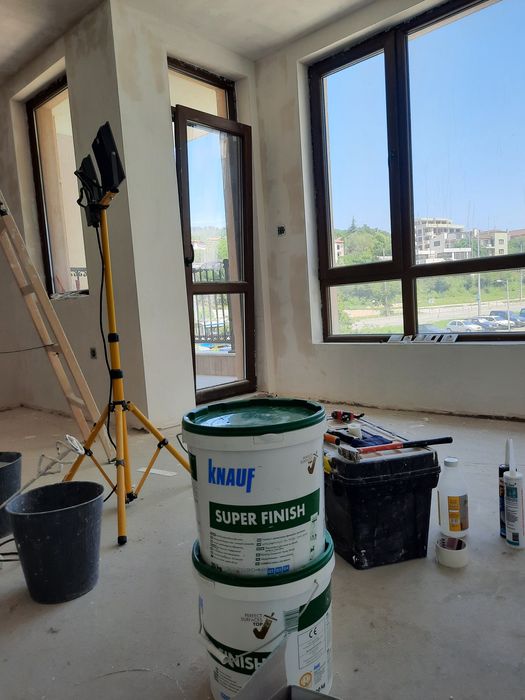 ТОП ЦЕНИ! ГАРАНЦИЯ ЗА КАЧЕСТВО! Шпакловка и боядисване