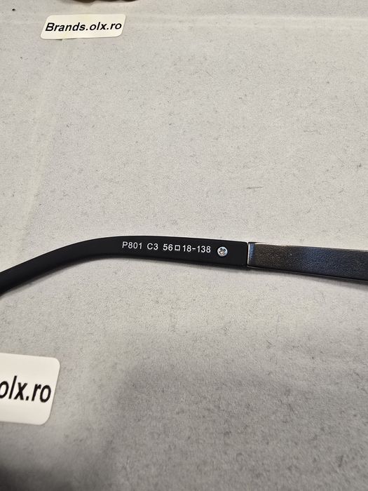 Ochelari de soare polarizati Ray-Ban RB801, Black, Made in Italy