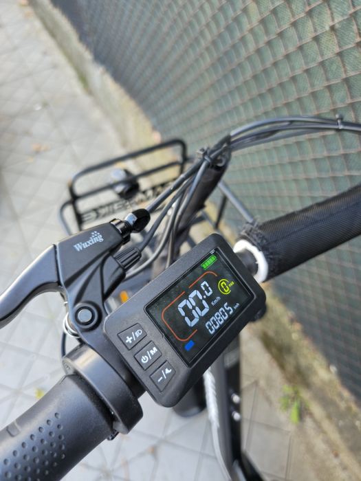 Електрически Сгъваем велосипед Fat bike с палец газ и подпомагане с педали. На 800км