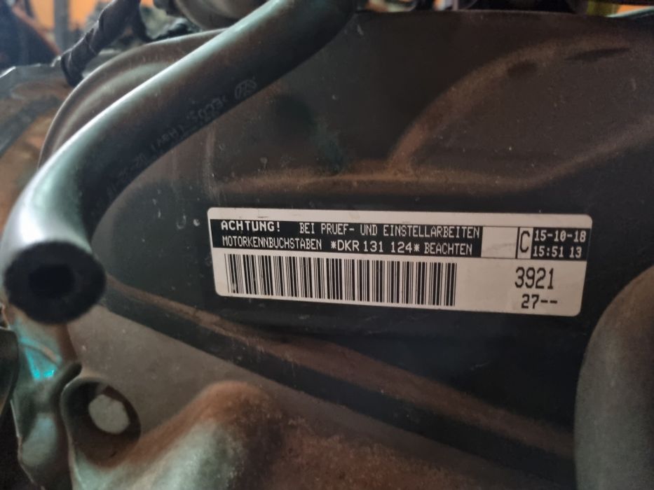 Двигател за Shkoda Fabia Karoq 1.0tsi 81kw 110ks 2018god с код DKR