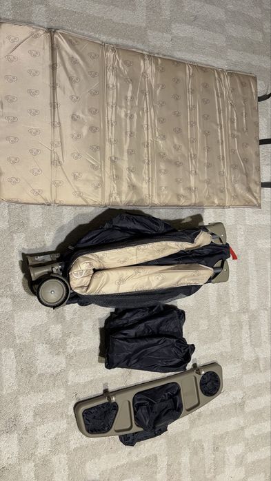 Patut pliabi travel calatorie Chipolino Dormeo+extra salteluta/ topper