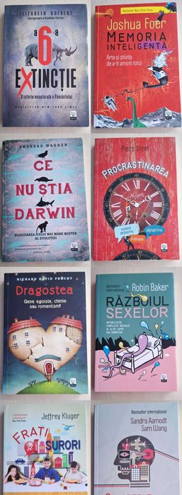 Pachet 10 carti colectia iq230 Litera (Procrastinarea, Dragostea)